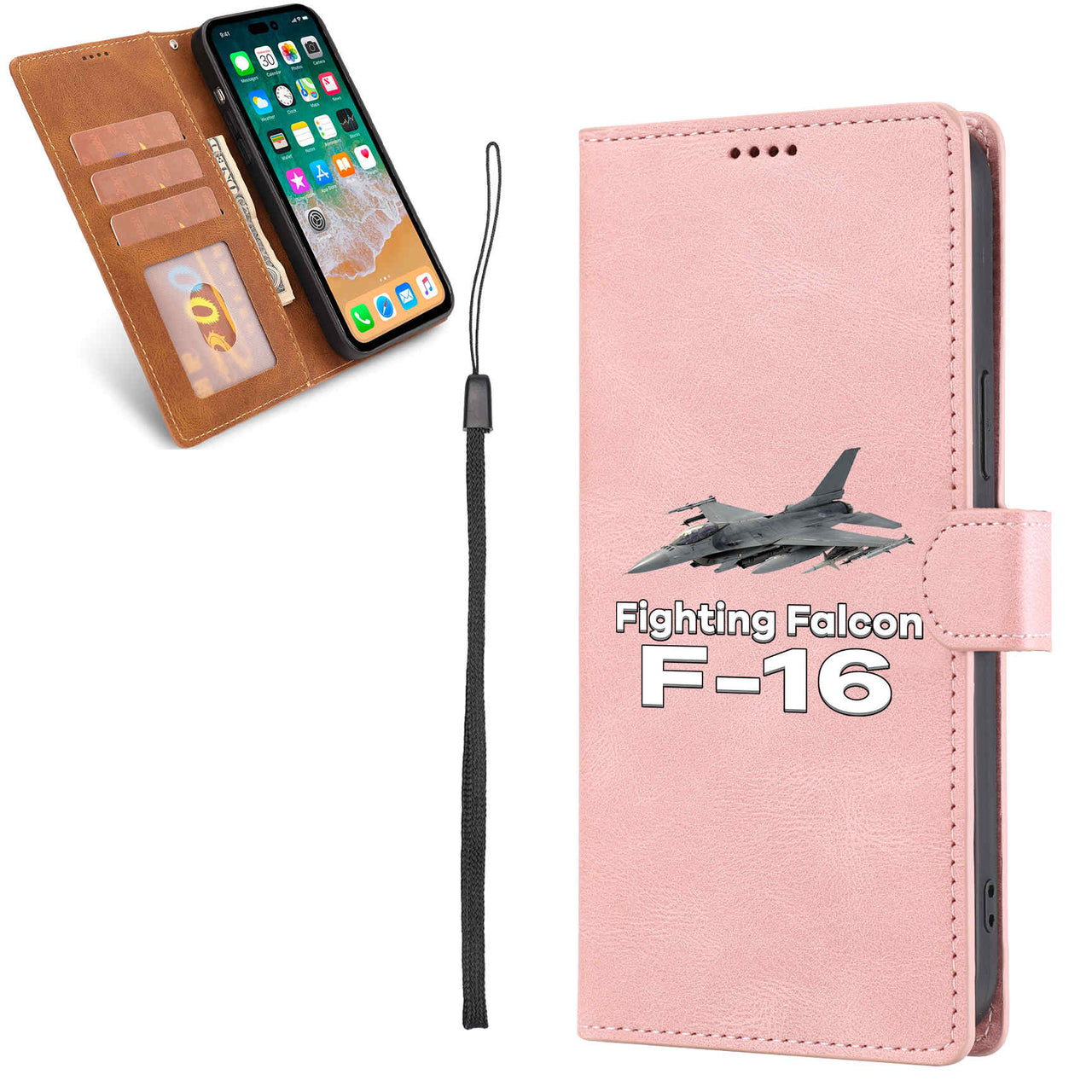 The Fighting Falcon F16 Leather Samsung A Cases