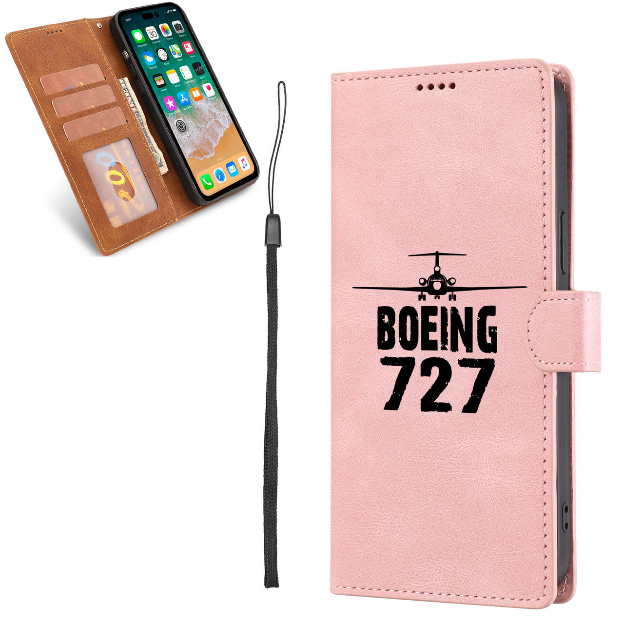 Boeing 727 & Plane Leather Samsung A Cases