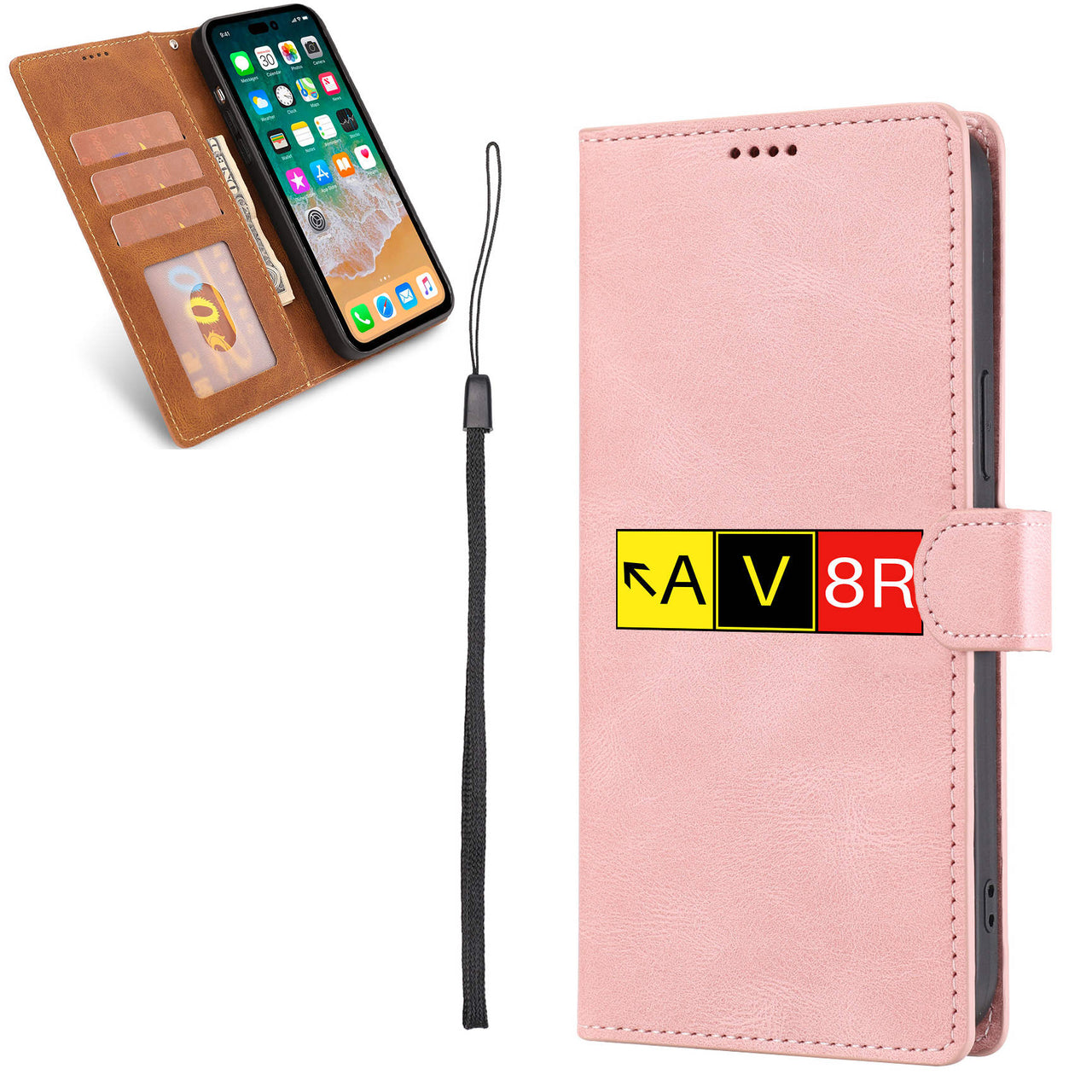 AV8R Designed Leather iPhone Cases