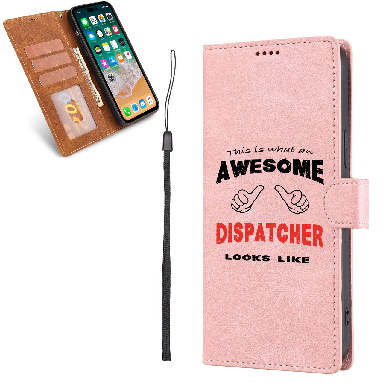 Dispatcher Designed Leather iPhone Cases