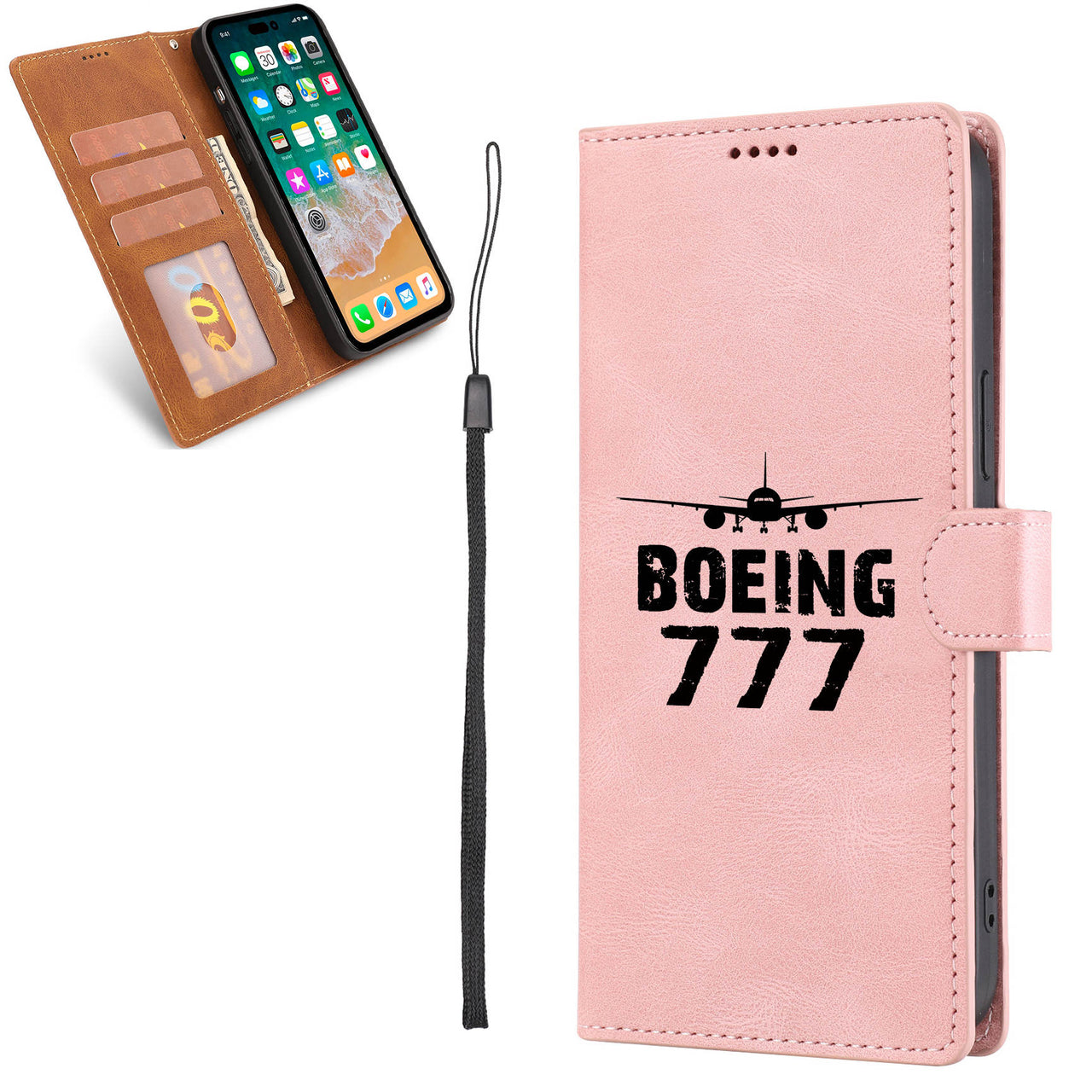 Boeing 777 & Plane Leather Samsung A Cases