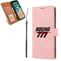 Thumbnail for Amazing Boeing 777 Designed Leather Samsung S & Note Cases