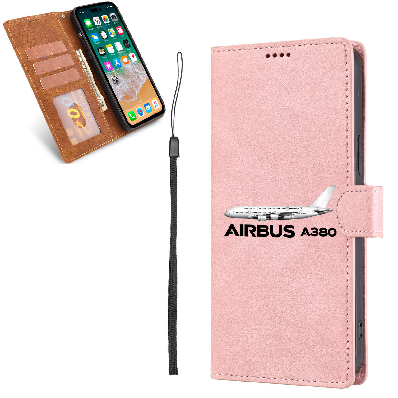 The Airbus A380 Designed Leather iPhone Cases
