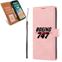 Thumbnail for Amazing Boeing 747 Designed Leather Samsung S & Note Cases