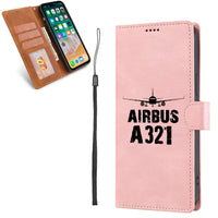 Thumbnail for Airbus A321 & Plane Designed Leather Samsung S & Note Cases