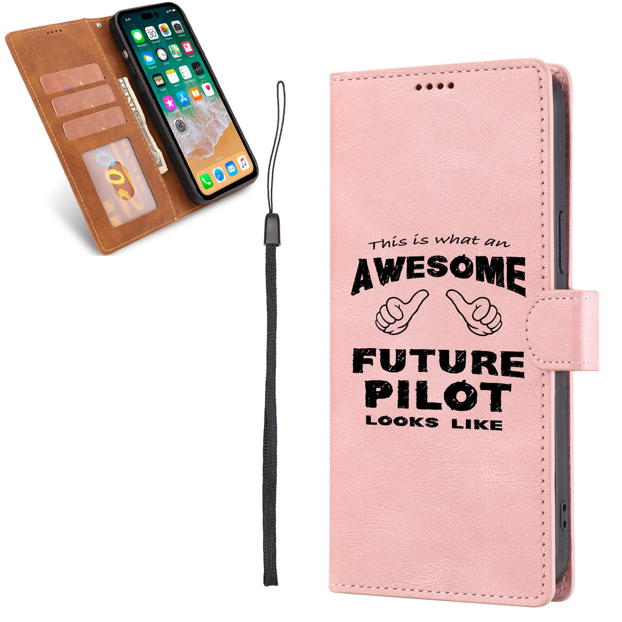 Future Pilot Designed Leather iPhone Cases