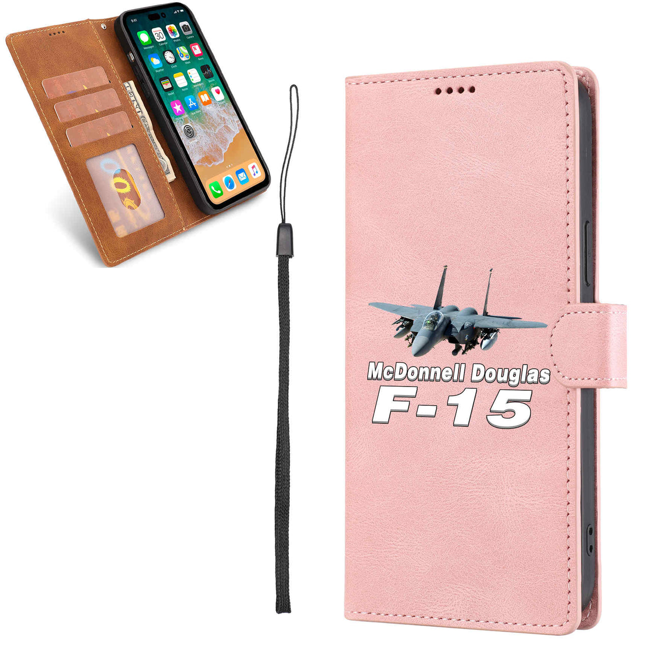 The McDonnell Douglas F15 Designed Leather Samsung S & Note Cases