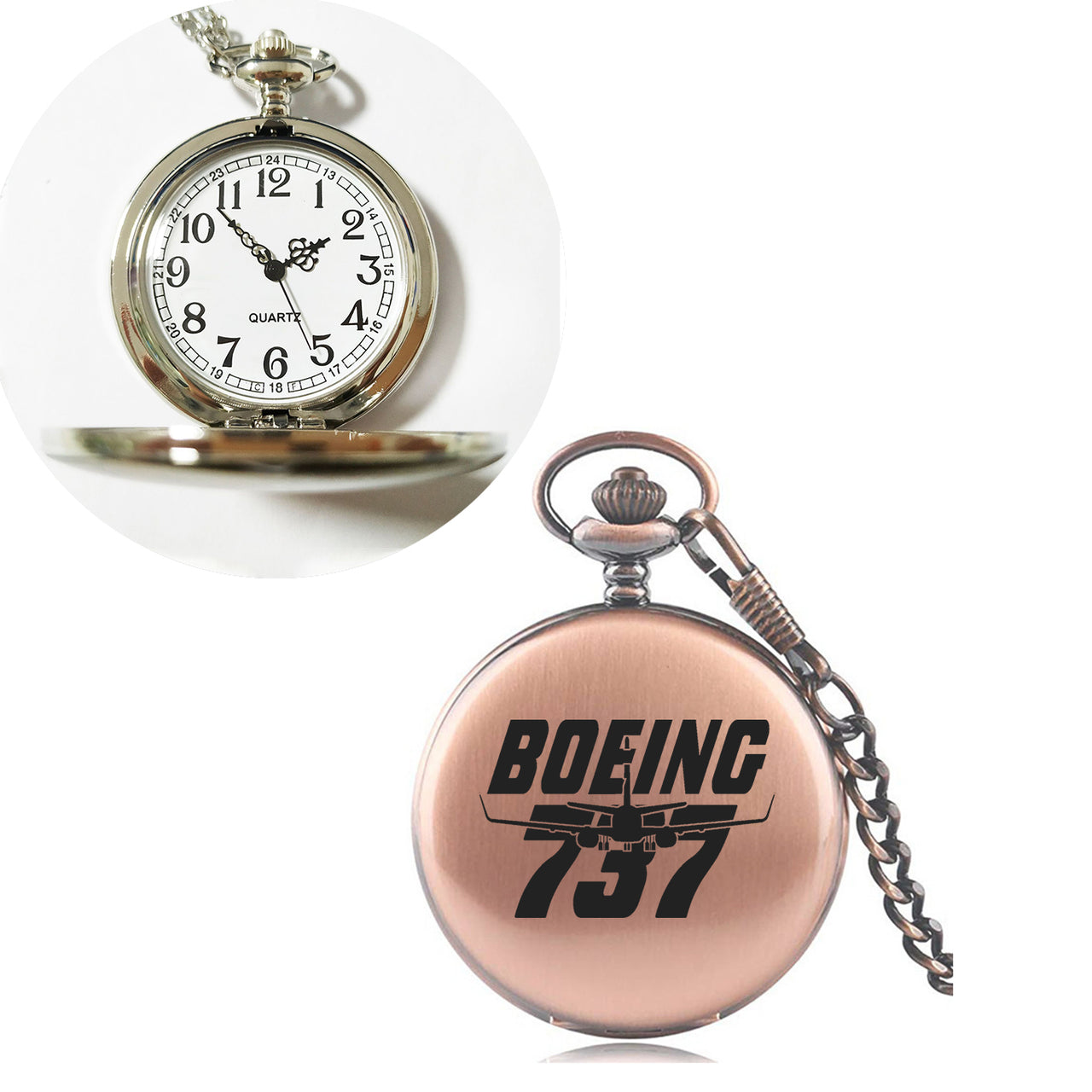 Amazing Boeing 737 Designed Pocket Watches