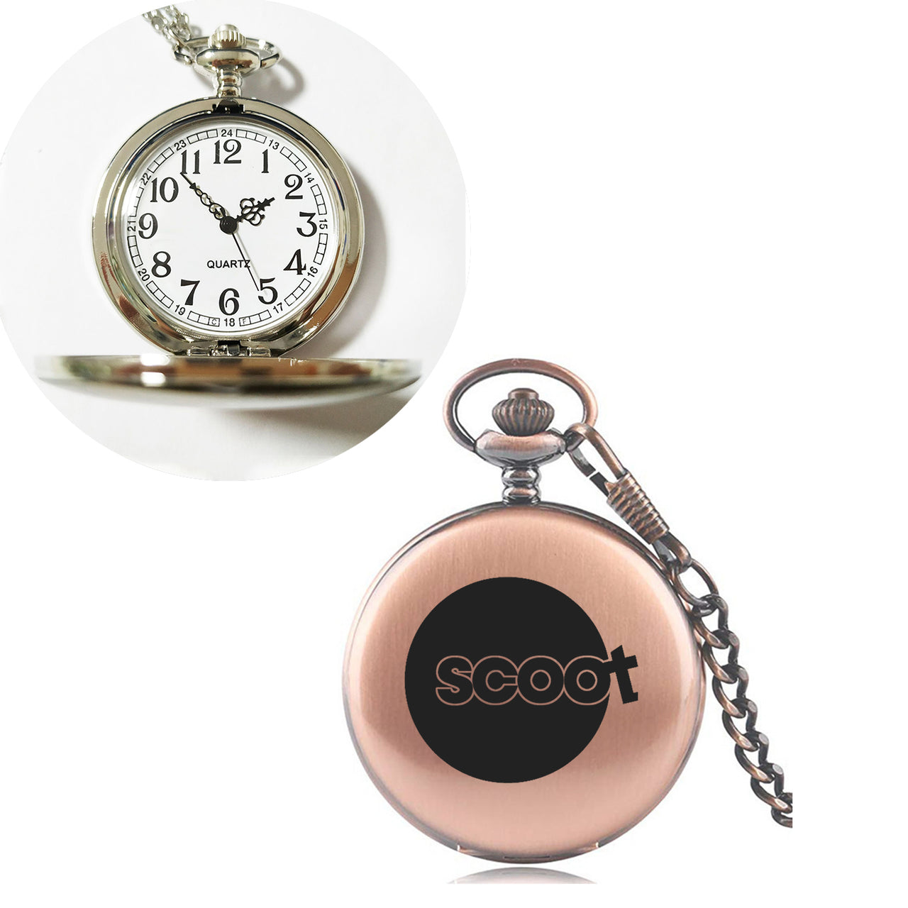 Scoot Airlines Designed Pocket Watches