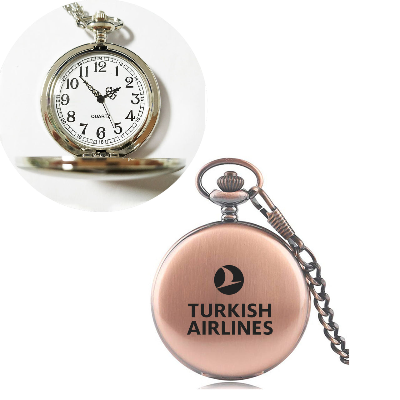 Turkish Airlines Designed Pocket Watches