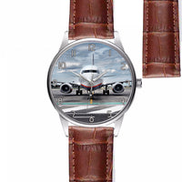 Thumbnail for Amazing Clouds and Boeing 737 NG Designed Fashion Leather Strap Watches
