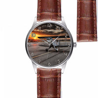 Thumbnail for Beautiful Show Airplane Designed Fashion Leather Strap Watches