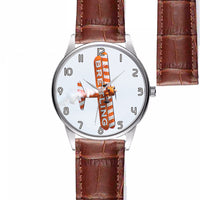 Thumbnail for Breitling Show Aircraft Designed Fashion Leather Strap Watches