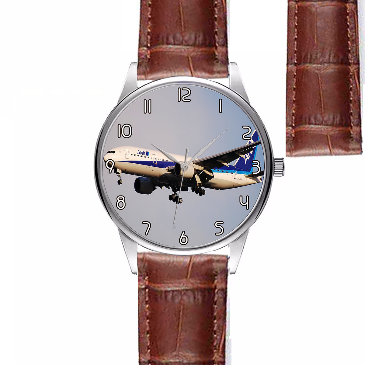 ANA's Boeing 777 Designed Fashion Leather Strap Watches