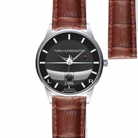 Thumbnail for Turn Coordinator Designed Fashion Leather Strap Watches