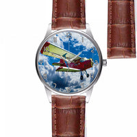 Thumbnail for Beautiful Clouds & Antonov-2 Designed Fashion Leather Strap Watches