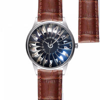 Thumbnail for Amazing Jet Engine Designed Fashion Leather Strap Watches