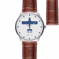 Thumbnail for PA-28 Designed Fashion Leather Strap Watches