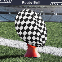 Thumbnail for Black & White Boxes Designed Rugby