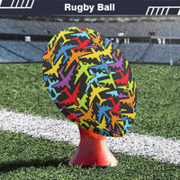 Thumbnail for Super Colourful Airplanes Designed Rugby