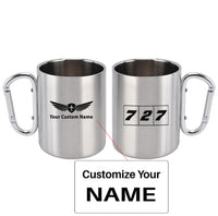 Thumbnail for Flat Colourful 727 Designed Stainless Steel Outdoors Mugs