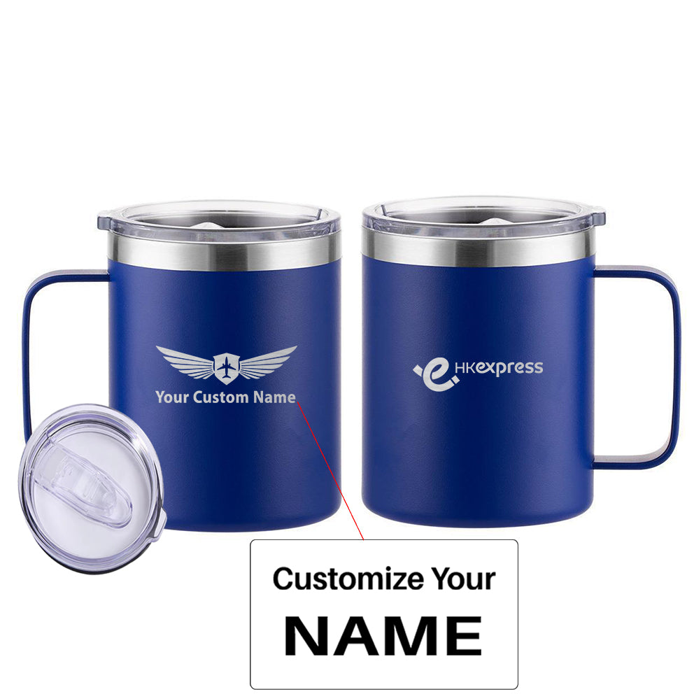 HK Express Airlines Designed Stainless Steel Laser Engraved Mugs