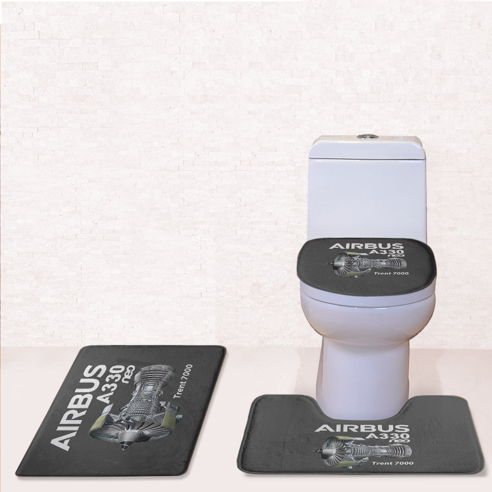 Airbus A330neo & Trent 7000 Designed Toilet Seat Cover Three-piece Set