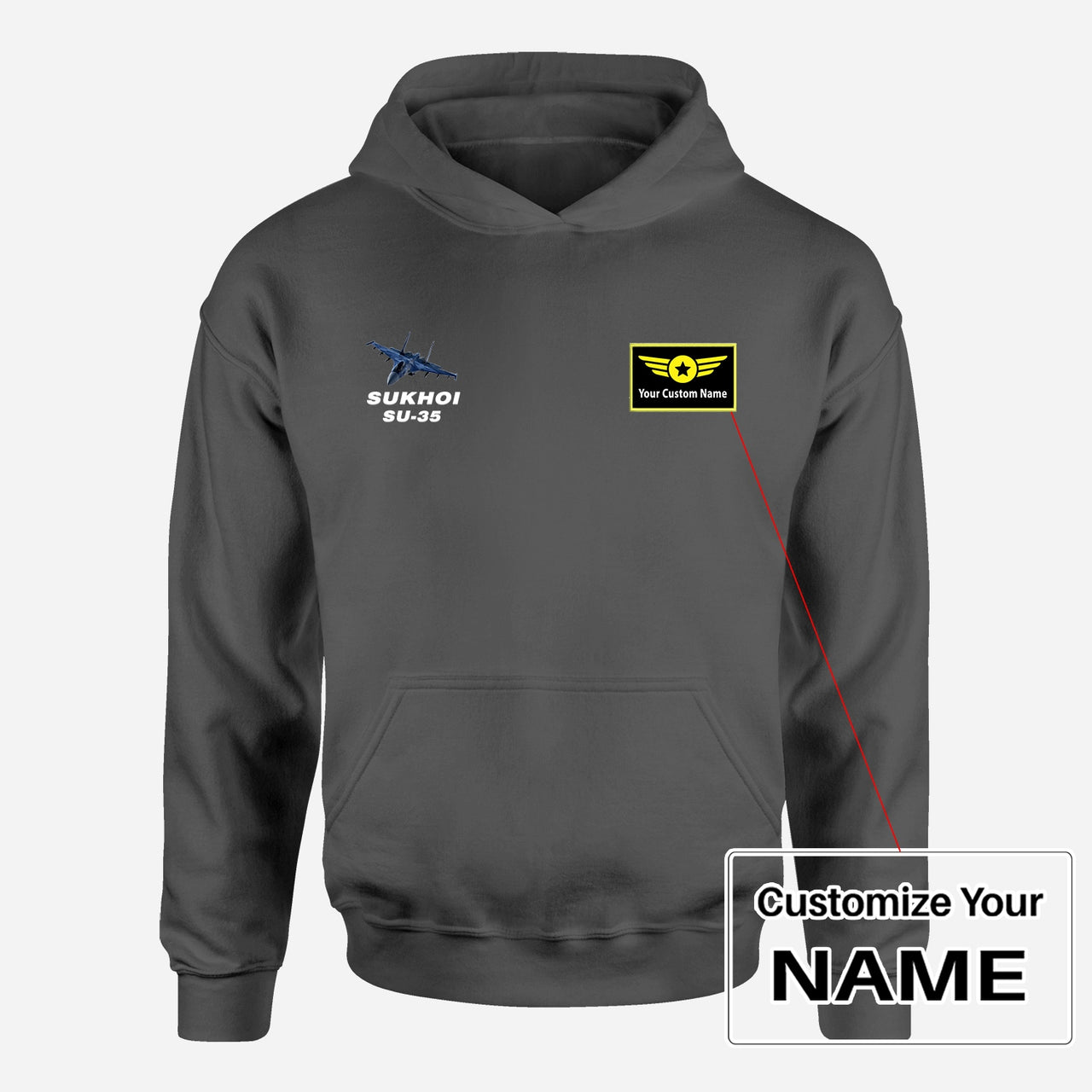 The Sukhoi SU-35 Designed Hoodies
