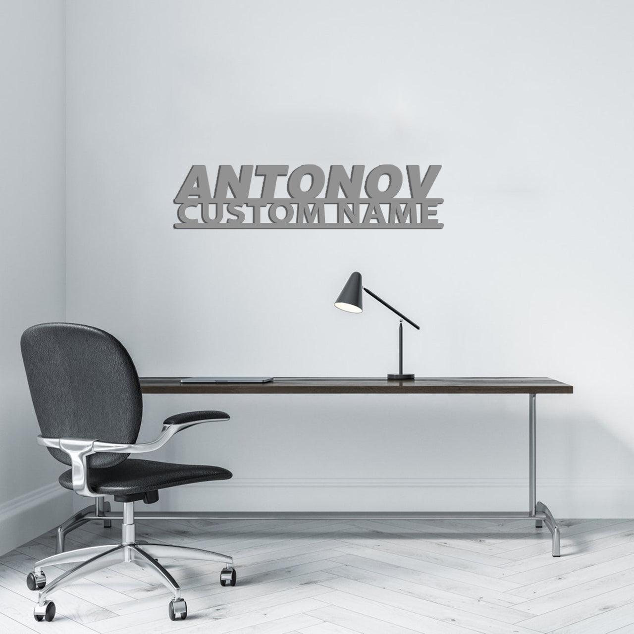 Antonov & Text Designed Wall Metal Signs