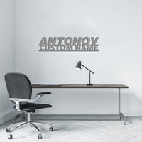Thumbnail for Antonov & Text Designed Wall Metal Signs