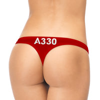 Thumbnail for A330 Flat Text Designed Women T-back & Thongs