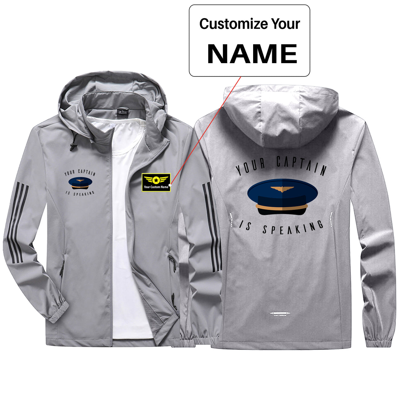 Your Captain Is Speaking Sport & Running Jackets