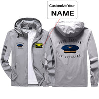 Thumbnail for Your Captain Is Speaking Sport & Running Jackets