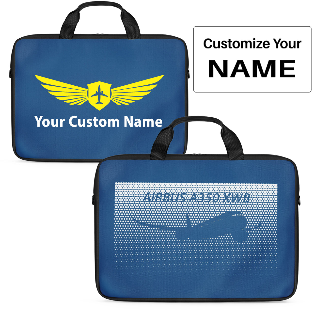 Airbus A350XWB & Dots Designed Laptop & Tablet Bags