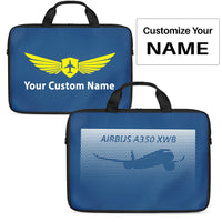 Thumbnail for Airbus A350XWB & Dots Designed Laptop & Tablet Bags