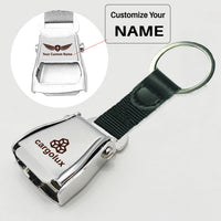 Thumbnail for Cargolux Airplane Seat Belt Key Chains