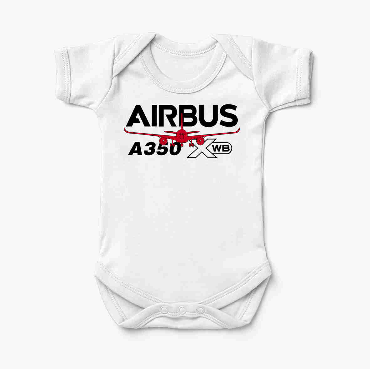 Amazing Airbus A350 XWB Designed Baby Bodysuits