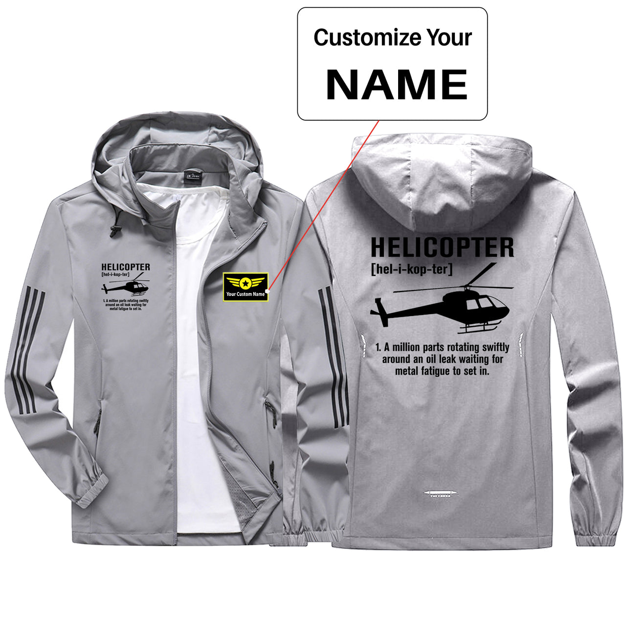 Helicopter [Noun] Sport & Running Jackets