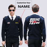 Thumbnail for Amazing Boeing 737 Max Designed Wool Pilot Sweaters