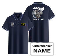Thumbnail for Boeing 737 & Leap 1B Designed Stylish Polo T-Shirts (Double-Side)