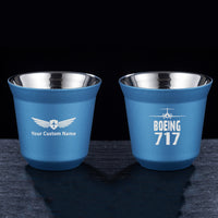 Thumbnail for Boeing 717 & Plane Designed Double Wall Stainless Steel Coffee Mugs