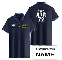 Thumbnail for ATR-72 & Plane Designed Stylish Polo T-Shirts (Double-Side)