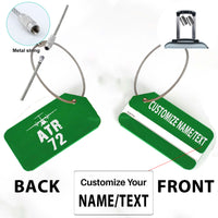 Thumbnail for ATR-72 & Plane Designed Fashion Metal Luggage Tags