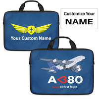 Thumbnail for Airbus A380 Love at first flight Designed Laptop & Tablet Bags