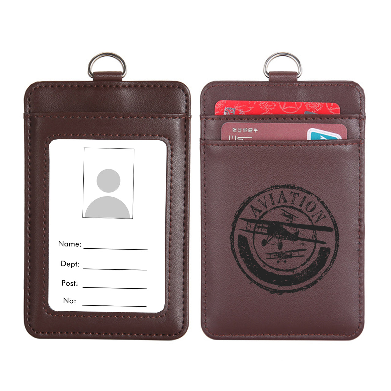 Aviation Lovers Designed ID Card Holder