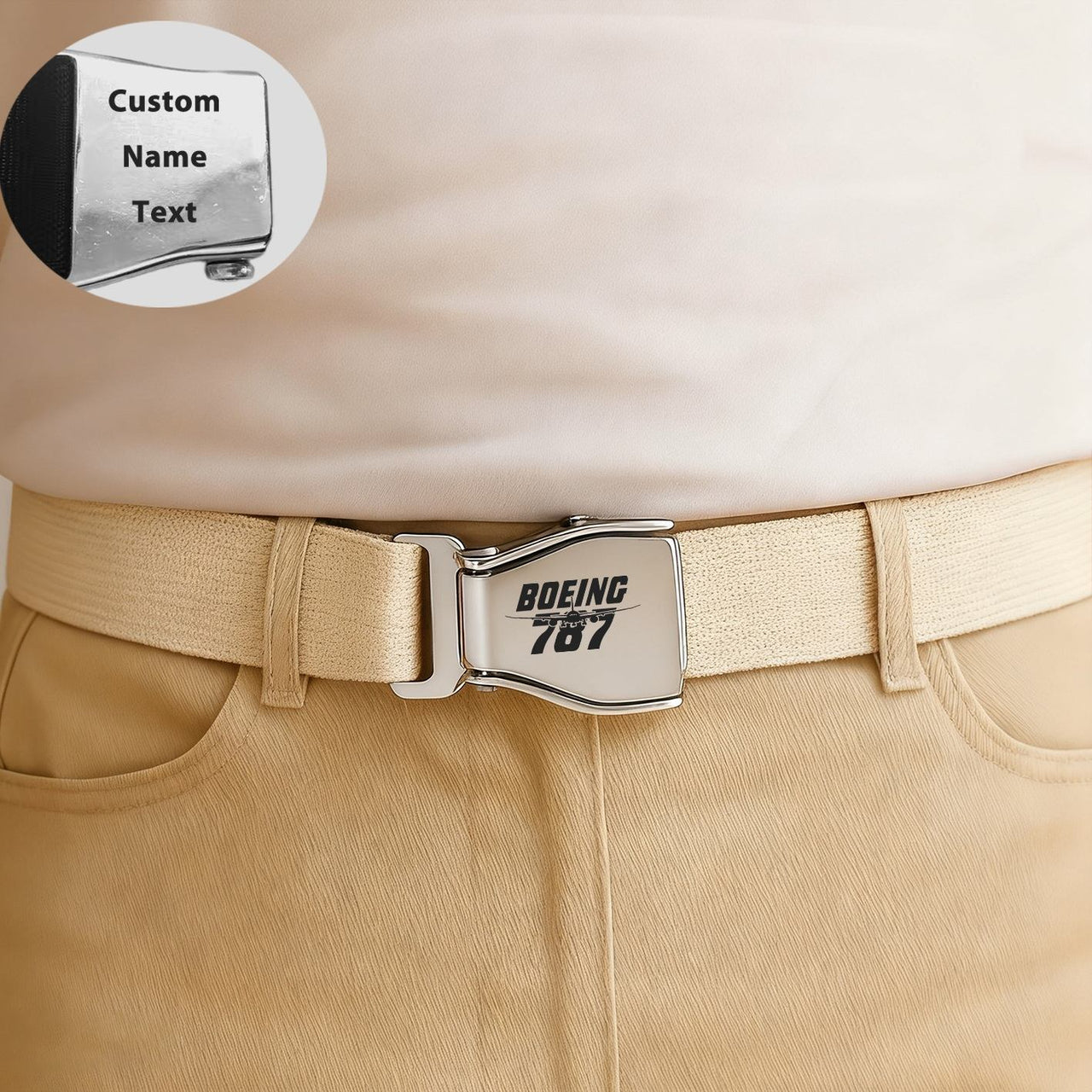 Amazing Boeing 787 Designed Fashion Airplane Seat Belts