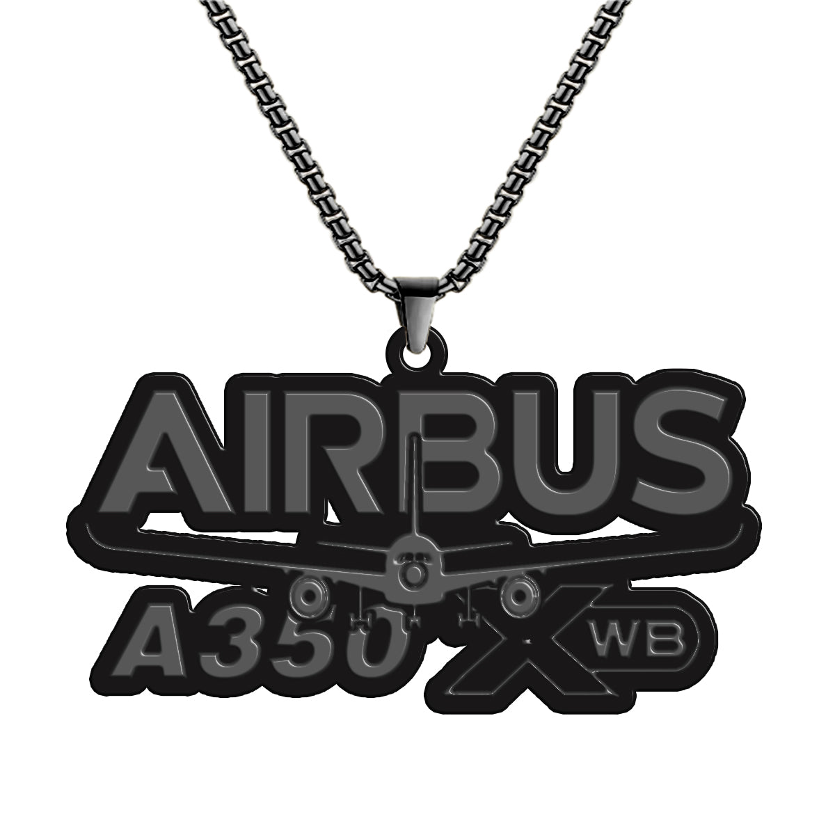 Amazing Airbus A350 XWB Designed Hollow Necklace