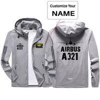 Thumbnail for Airbus A321 & Plane Sport & Running Jackets