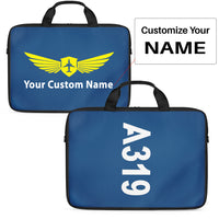 Thumbnail for A319 Text Designed Laptop & Tablet Bags