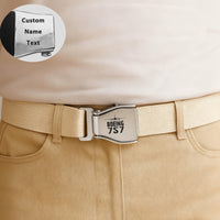 Thumbnail for Boeing 757 & Plane Designed Fashion Airplane Seat Belts